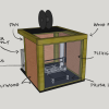 DIY 3D printer enclosure tile